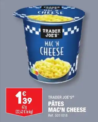 ALDI PÂTES MAC'N CHEESE offre