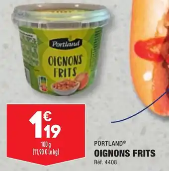 ALDI OIGNONS FRITS offre