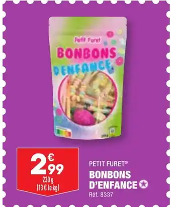 ALDI BONBONS D'ENFANCE offre