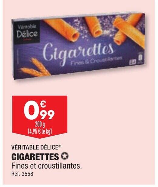 Promo CIGARETTES chez ALDI