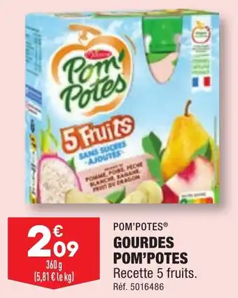 ALDI POM'POTES GOURDES POM'POTES offre