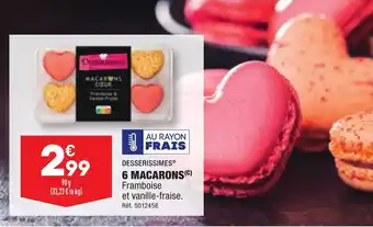 ALDI 6 MACARONS (C) Framboise offre