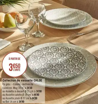 Chlo collection de vaisselle chloe