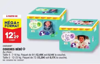 COUCHES BÉBÉ