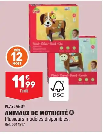 ALDI ANIMAUX DE MOTRICITÉ offre