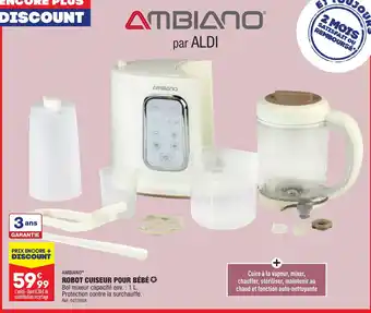 ALDI ROBOT CUISEUR POUR BÉBÉ offre