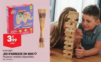 ALDI JEU D'ADRESSE EN BOIS offre