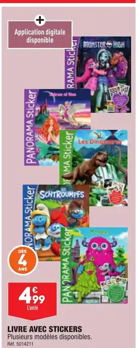 ALDI LIVRE AVEC STICKERS offre