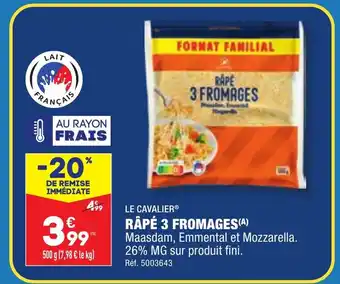 ALDI RÂPÉ 3 FROMAGES(A) offre