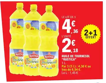 E.Leclerc HUILE DE TOURNESOL "RUSTICA" offre
