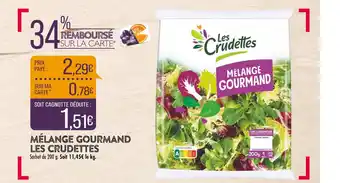 Match LES CRUDETTES MÉLANGE GOURMAND offre