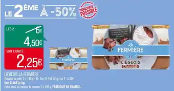 Match LA FERMIÈRE LIÉGEOIS offre