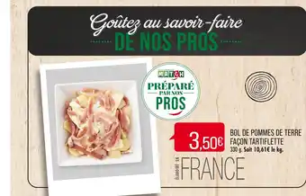 Match BOL DE POMMES DE TERRE FAÇON TARTIFLETTE offre