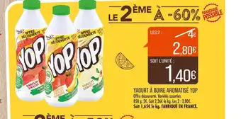 Match YOP YAOURT À BOIRE offre