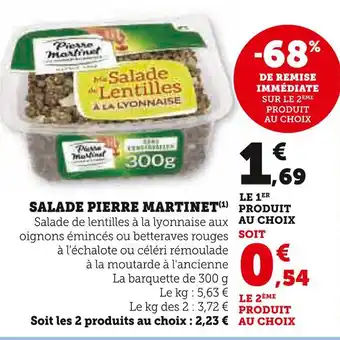 Super U PIERRE MARTINET SALADE offre