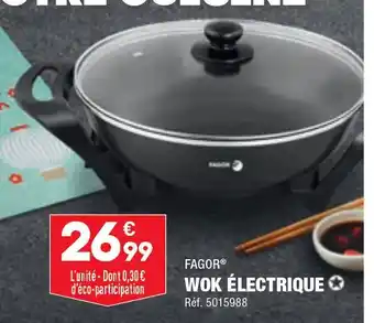 ALDI FAGOR WOK ÉLECTRIQUE offre