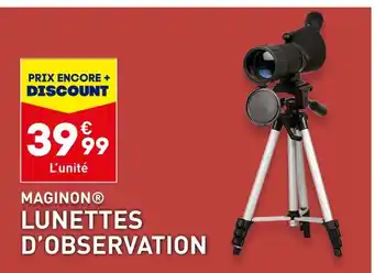 ALDI MAGINON LUNETTES D'OBSERVATION offre