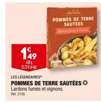 ALDI LES LÉGENDAIRES POMMES DE TERRE SAUTÉES offre