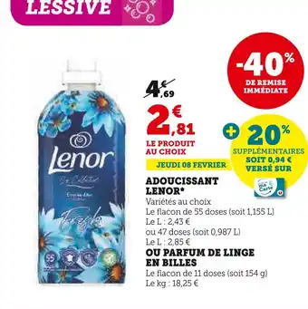 LENOR ADOUCISSANT