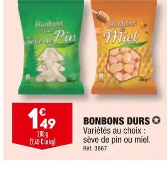 ALDI BONBONS DURS offre