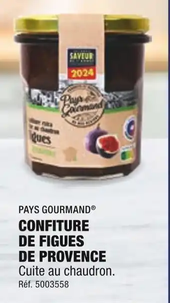 ALDI PAYS GOURMAND CONFITURE DE FIGUES DE PROVENCE offre