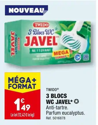 ALDI TWIDO 3 BLOCS WC JAVEL offre
