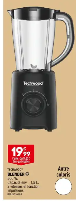ALDI TECHWOOD BLENDER offre