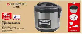 ALDI AMBIANO CUISEUR À RIZ ÉLECTRIQUE offre