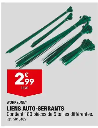 ALDI WORKZONE LIENS AUTO-SERRANTS offre