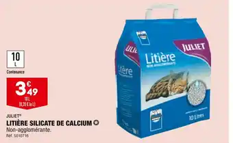 ALDI JULIET LITIÈRE SILICATE DE CALCIUM offre