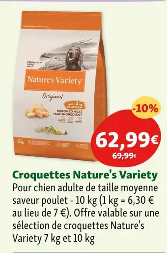 Maxi Zoo Nature's Variety Croquettes offre