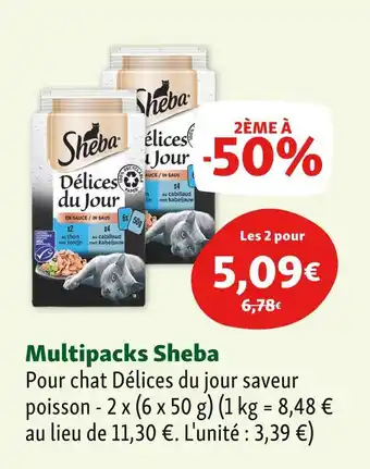 Maxi Zoo Sheba Multipacks Sheba offre