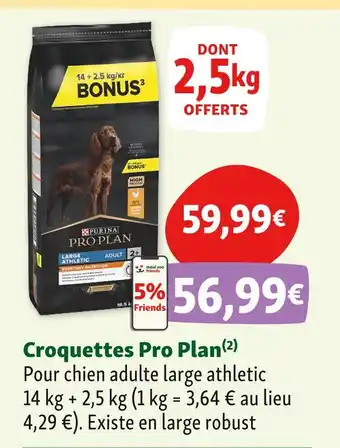 Maxi Zoo Pro Plan Croquettes offre