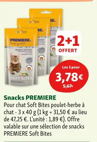 Maxi Zoo PREMIERE Snacks offre