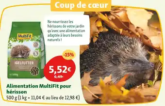 Maxi Zoo MultiFit Alimentation pour hérisson offre