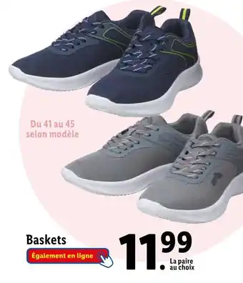 Lidl CRIVIT Baskets offre