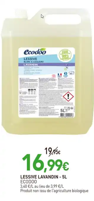 naturéO ECODOO LESSIVE LAVANDIN offre