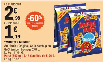 E.Leclerc "MONSTER MUNCH" offre