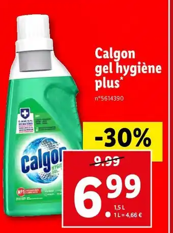 Lidl Calgon gel hygiène plus offre