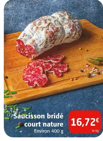 Colruyt Saucisson bridé court nature offre