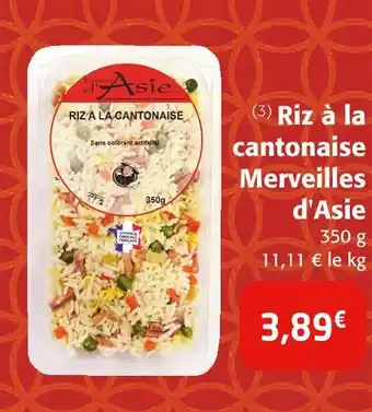 Colruyt Merveilles d'Asie Riz à la cantonaise offre