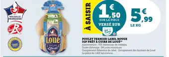 U Express LOUÉ POULET FERMIER LABEL ROUGE IGP PRÊT À CUIRE offre