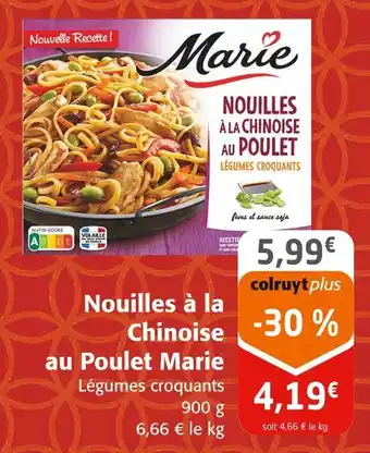 Colruyt Marie Nouilles à la Chinoise au Poulet offre