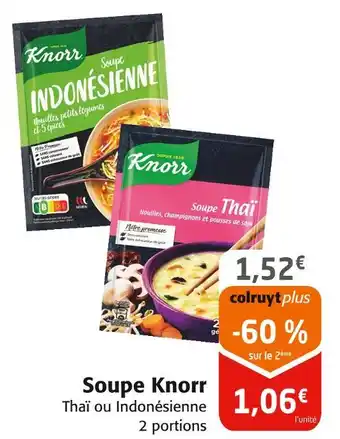 Colruyt Knorr Soupe offre
