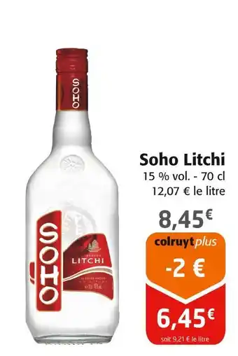 Colruyt Soho Litchi offre