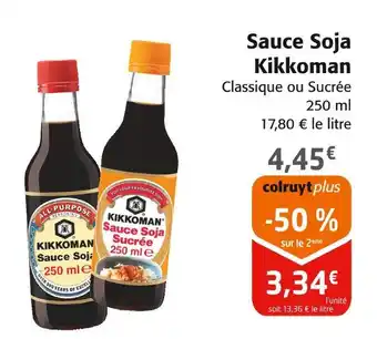 Colruyt Kikkoman Sauce Soja offre