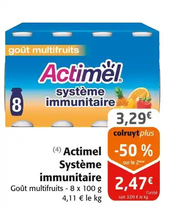 Colruyt Actimel Actimel Système immunitaire offre