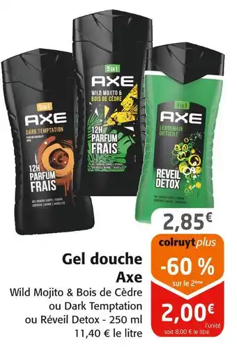 Colruyt Axe Gel douche offre