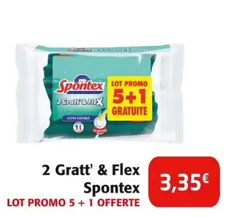 Colruyt Spontex 2 Gratt' & Flex offre