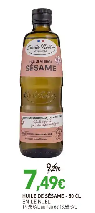 naturéO EMILE NOEL HUILE DE SÉSAME offre